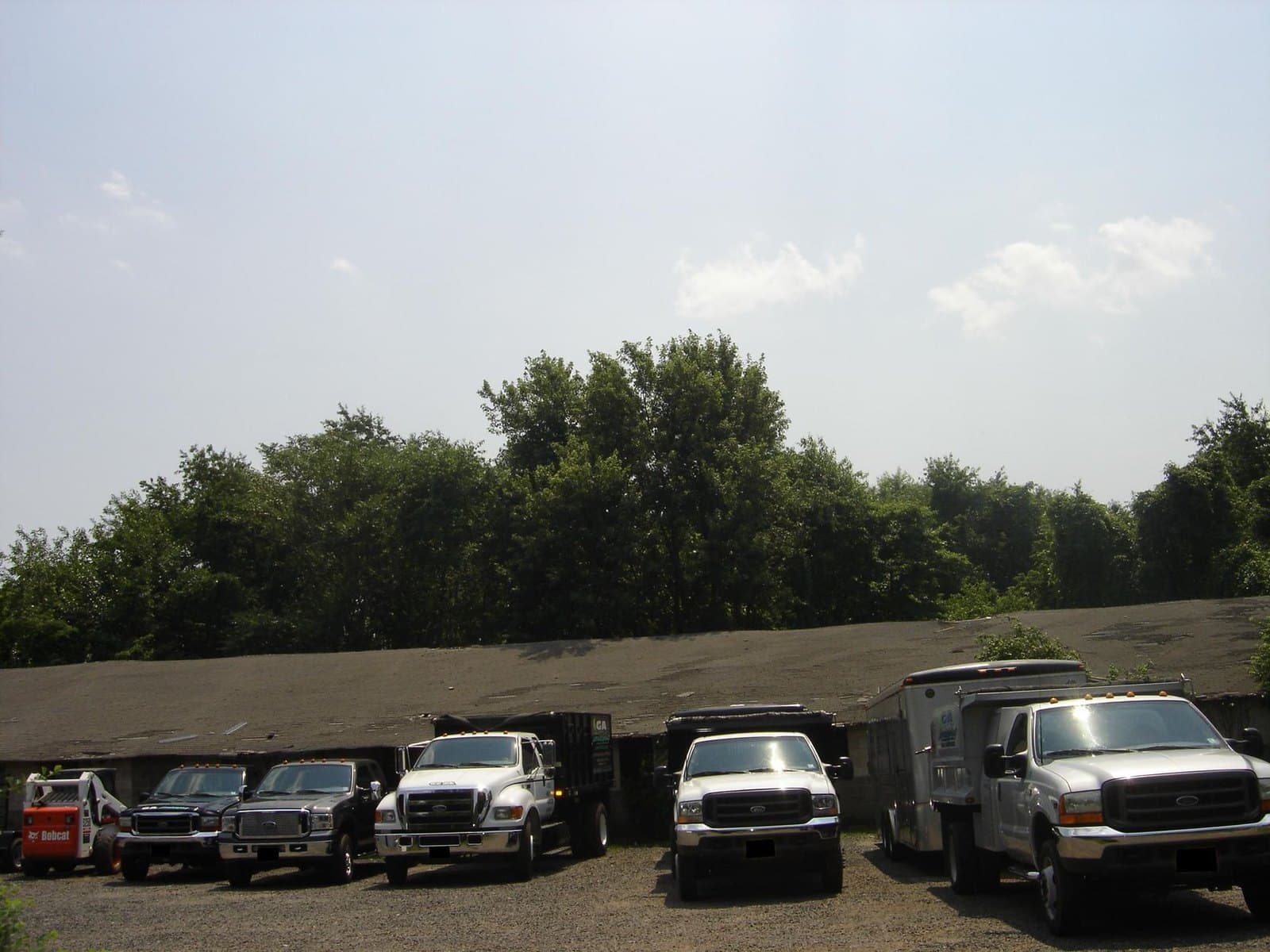 G A Landscaping trucks and equipment